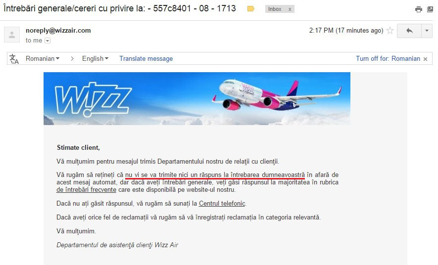 wizzair-customer-support-raspuns-automat